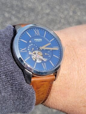 Fossil Townsman Automatic ME3110 open heart w/ inspection back